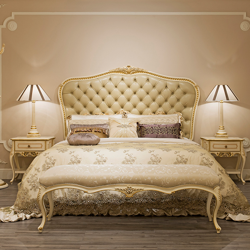 Golden Silk Fabric Bed Stool/Bed Bench/Bench in Front of Bed/End of Bed Seat