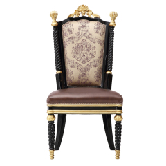 Royal Style Dining Room High Back Armless Chair