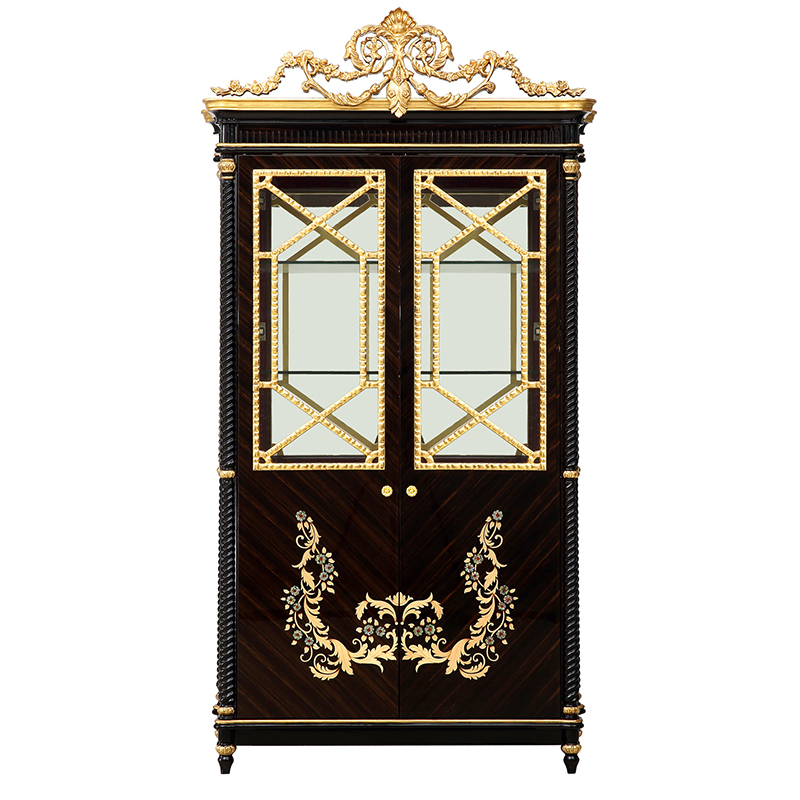 Wholesale Chinese Antique Furniture Liquor Glass Cabinets/Cupboard
