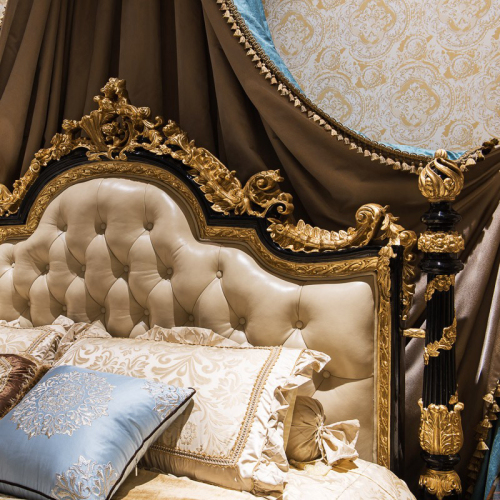 New Leather King Size Royal Bed Headboard Luxury Bed