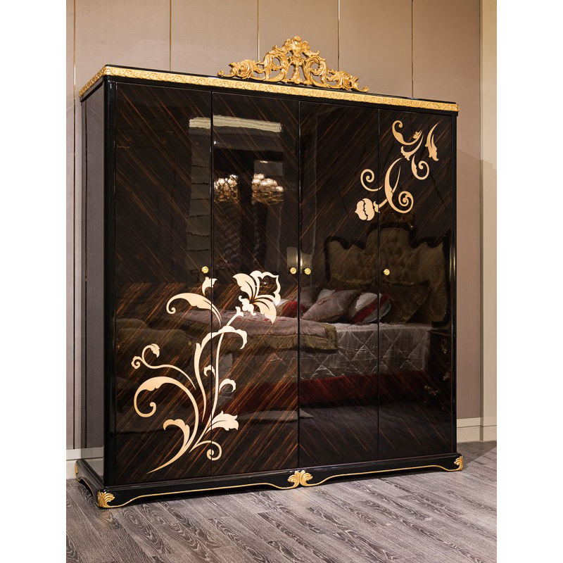 Palace Style Bedroom Set Wardrobe Cabinet Design