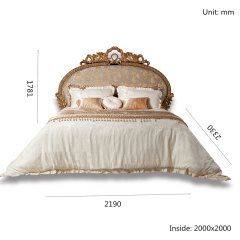 King Size And Super King Size French Luxury Style Royal Bed Frame
