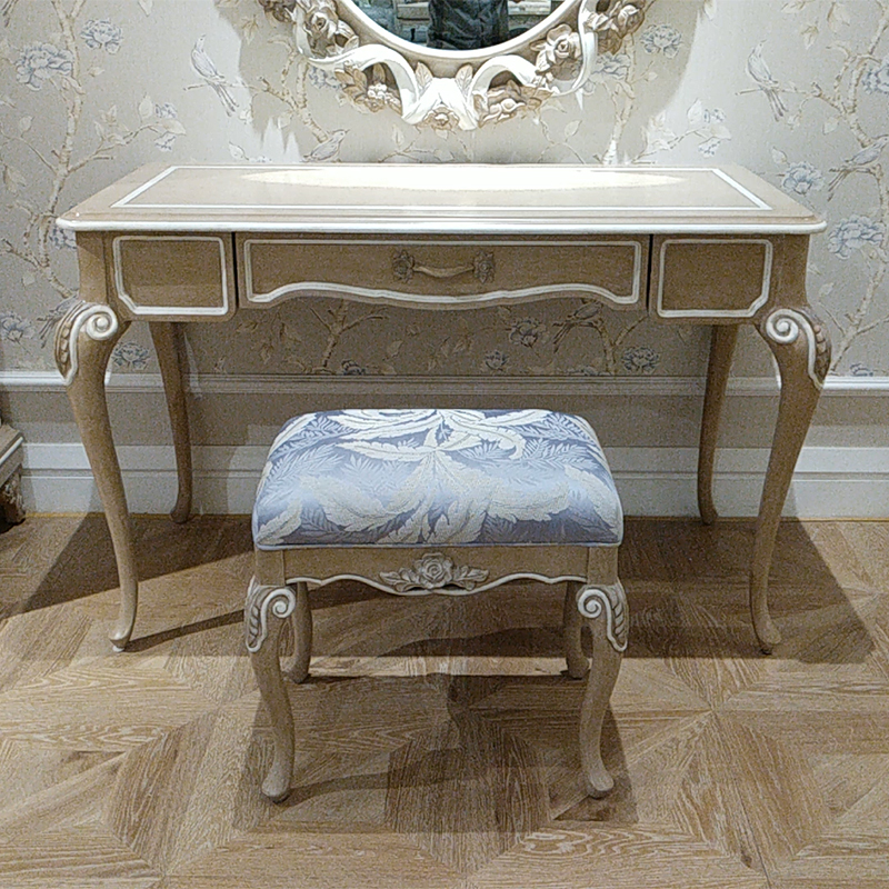French Luxury Style Hand-carved Simple Designed Dressing Table