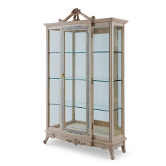 Antique Drinking Dining Room Display Cupboard Glass Cabinet