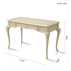 French Luxury Style Hand-carved Simple Designed Dressing Table