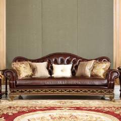 Classic Pure Leather Sofa Set Set Luxury Sofa Chair Home Sofa