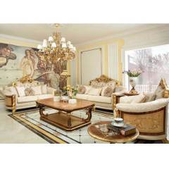 Luxury Italian Style Villa Living Room Furniture Sofa Sets