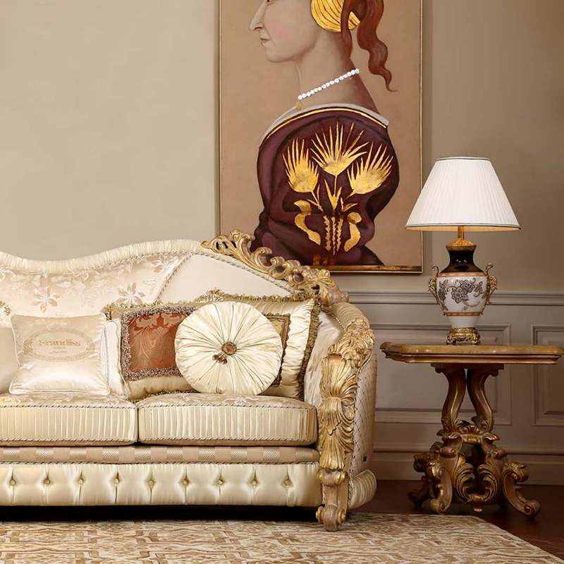 Saudi Luxury Villa Living Room Sofa Set