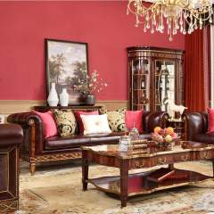 European style furniture classical style living room sofa set