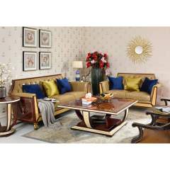 Living Room Furniture Villa Luxury Classic European Sofa Set