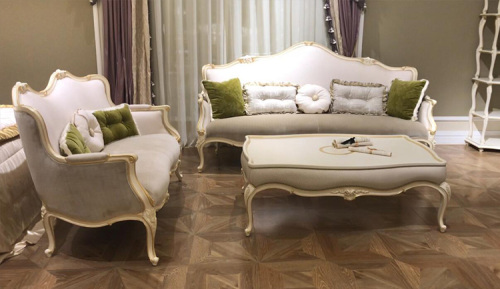 Soild Wood Classic Elegant Design Living Room Coffee Table
