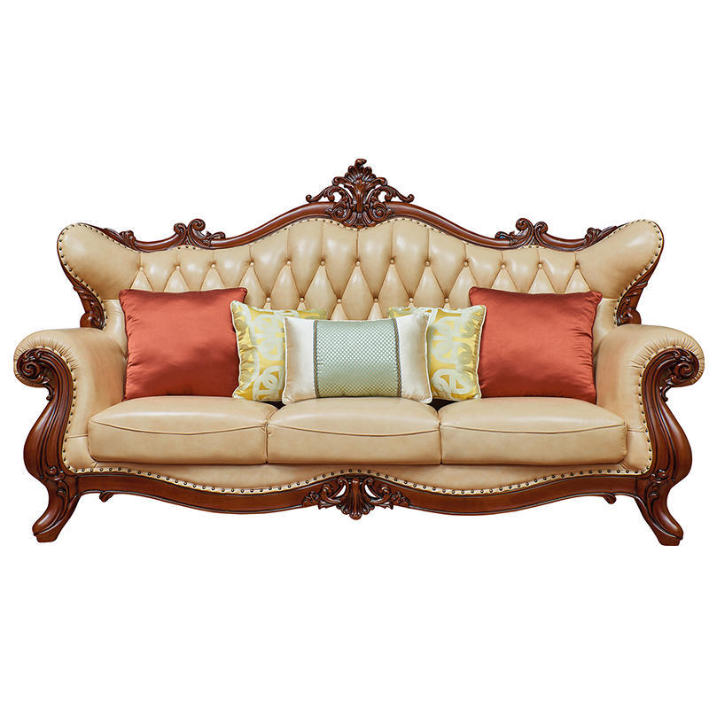 Furniture Manufacturer Leather Comfy Sofa For Sale