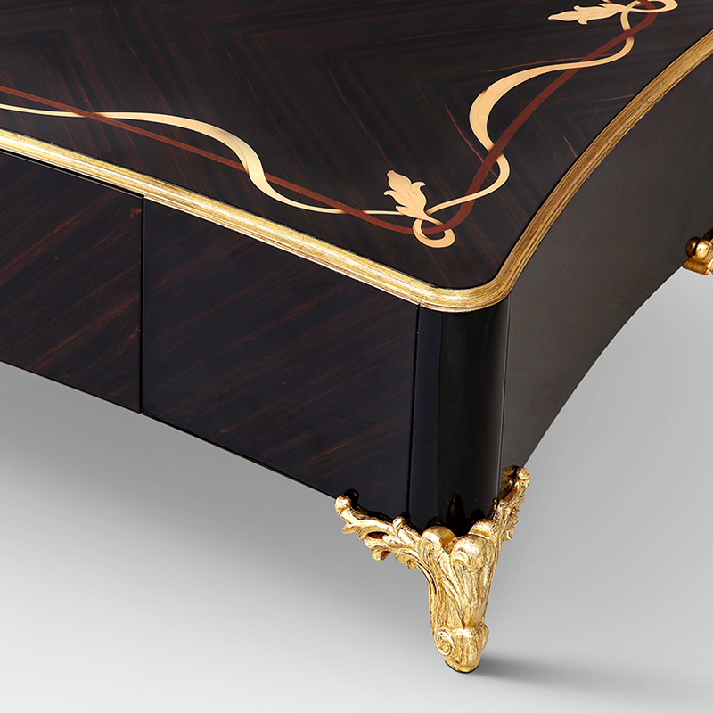 Luxury Coffee Table Furniture Solid Wood Luxury Living Room Coffee Table