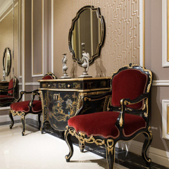 French Luxury Style Irregular Shape Hanging Mirror/Hall Mirror