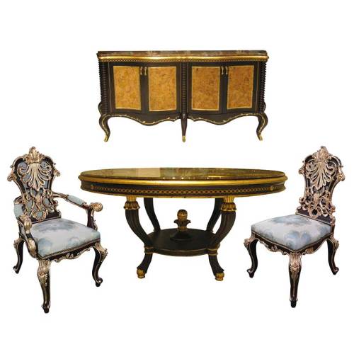 Exquisite and Classic Middle Ages Design Dining Room Furniture Sets