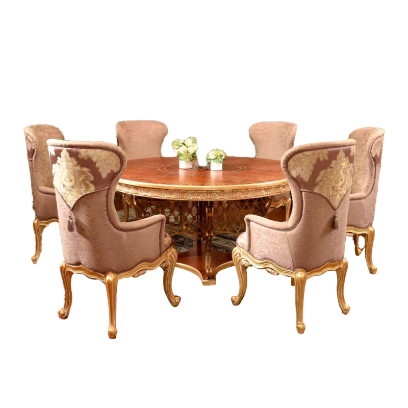 Home Furniture Veneer Top Dining Table Chair