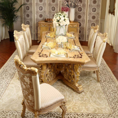 Private Mansion Living Room Dining Table Chair