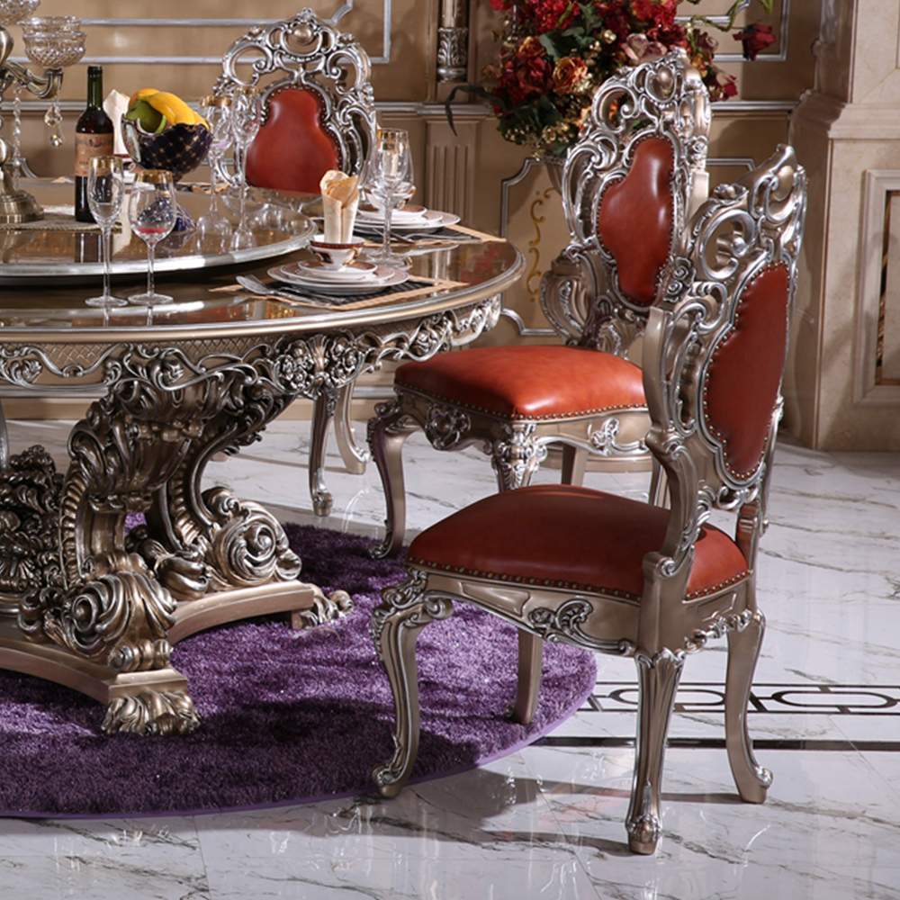 Baroque Style Hollow-out Design Furniture Chair