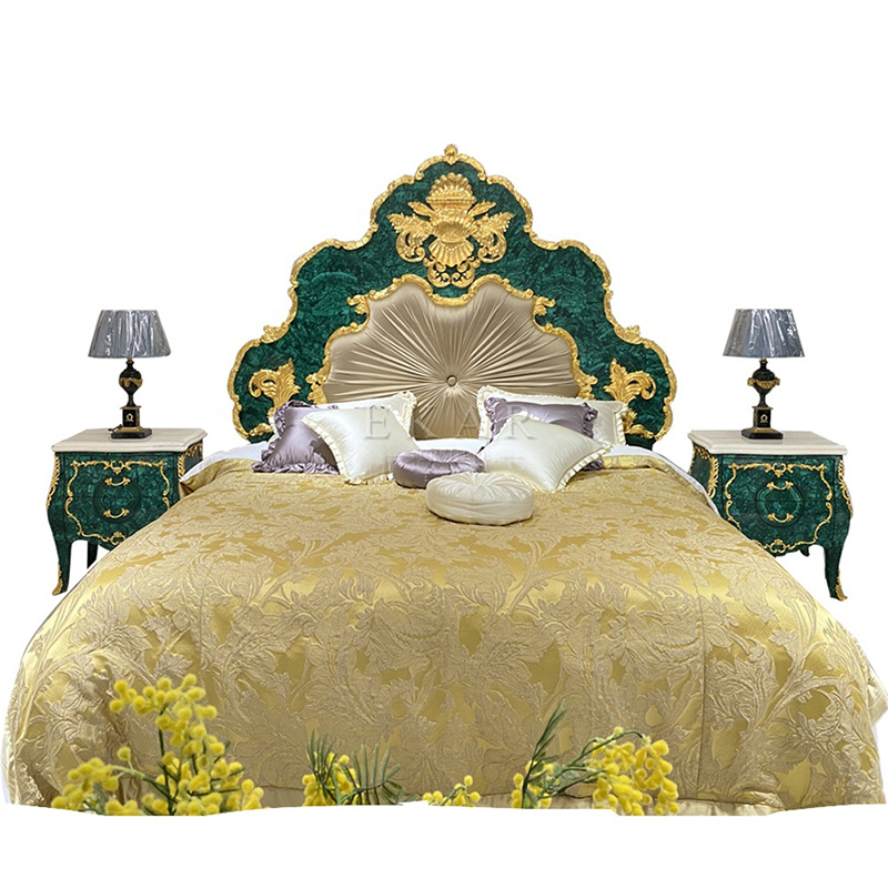 Classic Royal Bed Wooden Furniture Bedroom Bed