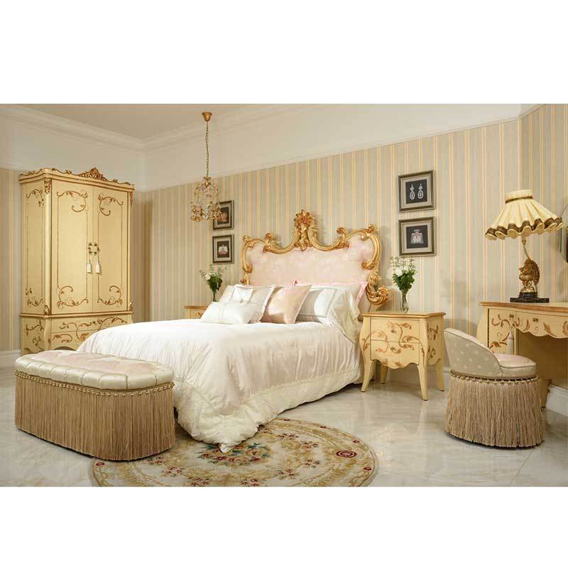 Luxury European Classic Design Bedroom Furniture Bed