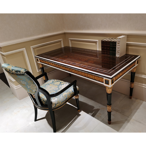Spanish Style Home Office Desk with Chairs
