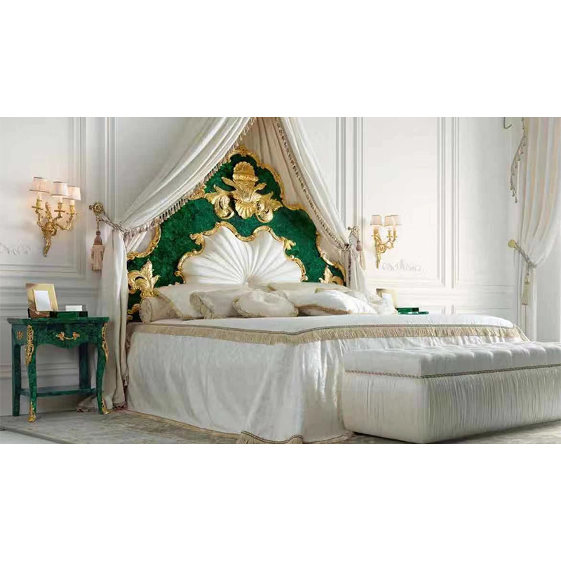 Classic Royal Bed Wooden Furniture Bedroom Bed