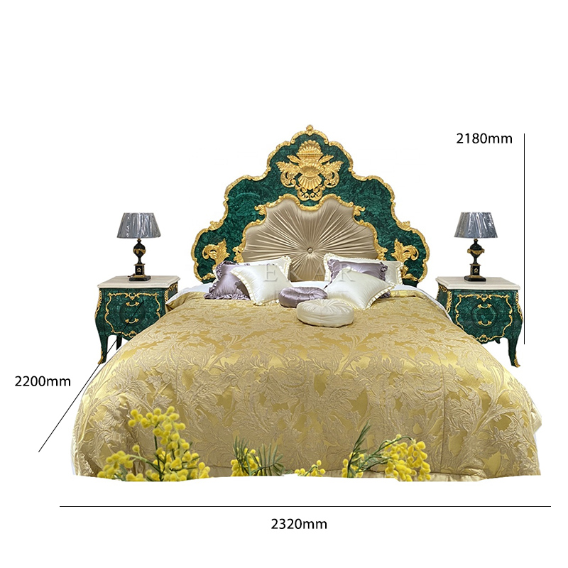 Classic Royal Bed Wooden Furniture Bedroom Bed
