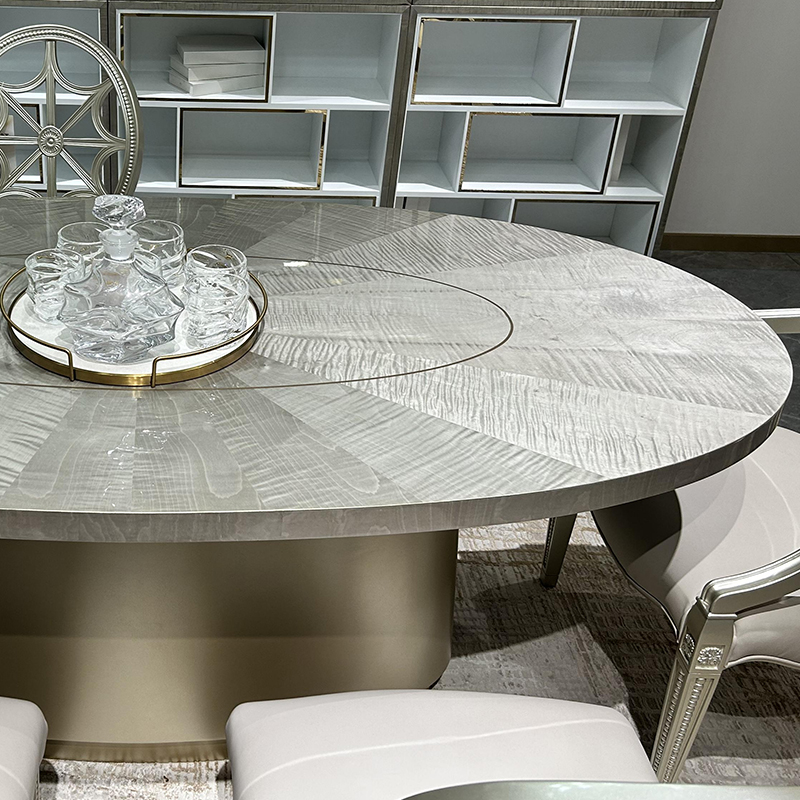 Elegant American designed dining tables, chairs and sideboards