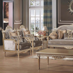 Luxury Antique Design Classic European Fabric Sofa Set