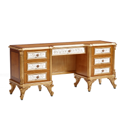solid wood leg bedroom luxury make up drawer dresser practical movable storage cabinet dressing table