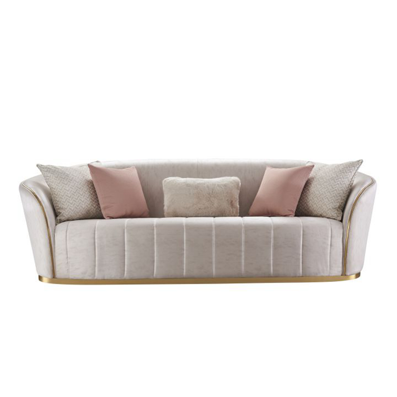 Modern Sofa with Metal Base