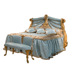 Magnificent ornate baroque design bed