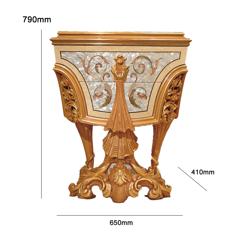 Magnificent ornate baroque design bed