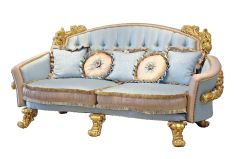 Elegant Floral Carved Living Room Sofa: Timeless Sophistication for Your Home