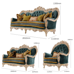 Elegant Classical Sofa: Luxurious Comfort for Timeless Living Spaces