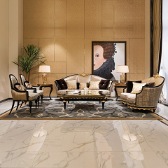 Elegant Classic Three-Seater Sofa for Living Room