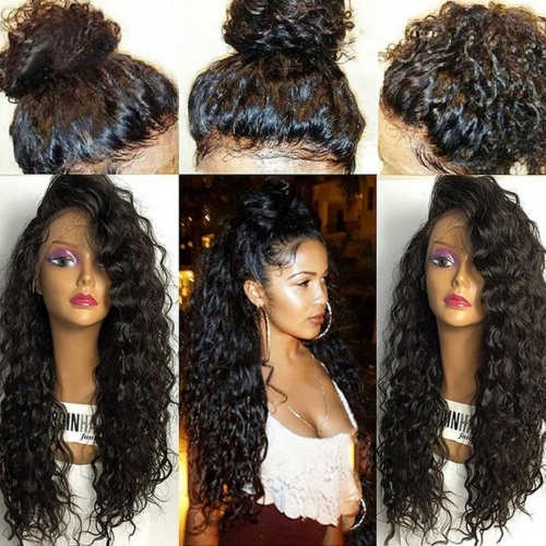 8A Brazilian 13X6 Lace Front Wigs Wet Water Wave Lace Front Human Hair Wigs Human Hair 150% density Top Lace Wigs Black Women
