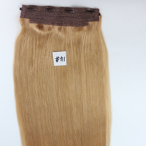 Flip Hair Extension 8A Unprocessed Malaysian Remy Hair 14# Brown Flip Hair Extension Human Hair Straight 100g/pc 14# Color