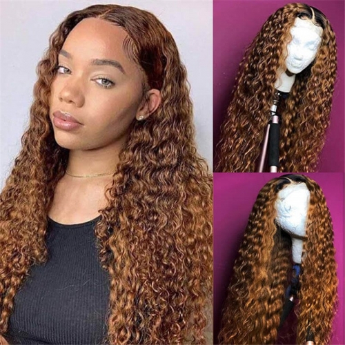 # 30 Color 13X4 Hd Lace Front Human Hair Wigs For Black Women Pre Plucked Lace Wig