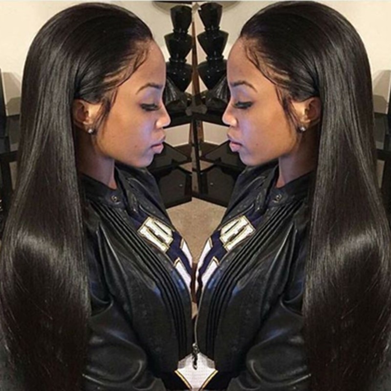 Straight 360 Lace Frontal Wigs Human Hair Wigs Natural Hair Line Wigs