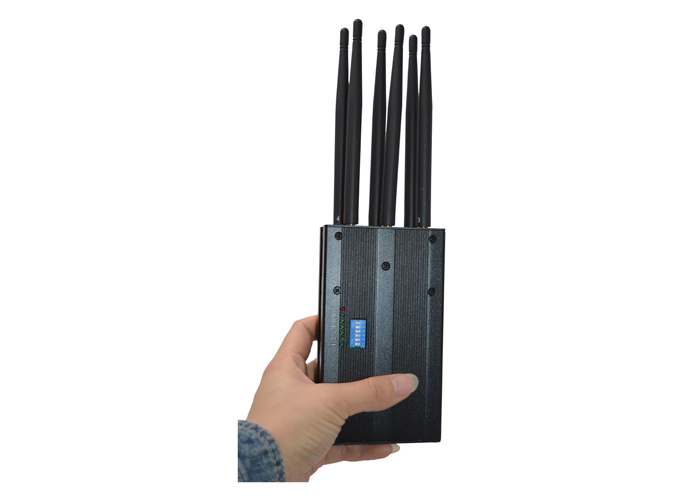 Handheld Cell Phone Jammer Portable Mobile Phone GPS Jammer