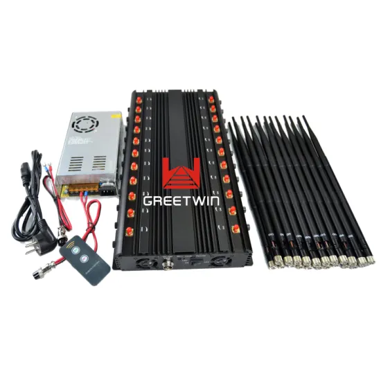 22 Antennas Wireless Jammer 3.6g 3.8g 2g 3G 4G 5g Wi-Fi GPS Lojack Output  Power 42watt Signal Jammer (GW-JA22),RF Jammer