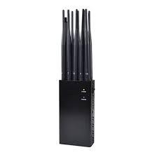 10 Channels Portable Lojack GPS WiFi5.8g Build-in Cooling Fan Signal Jammer