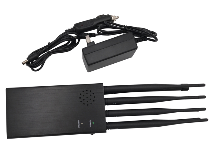 Car 2g 3G 4G WiFi GPS High Power Signal Jammer Built in 8000mAh Battery