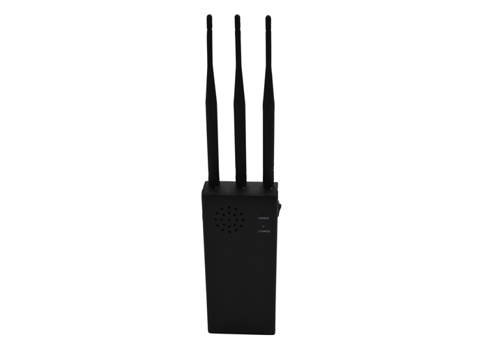 10W Car Remote Control Signal Jammer with 3 Antennas Blocking 100m