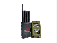 5.5W Military Sheath Pocket Cell Phone Jammer / Portable Cell Phone Jammer