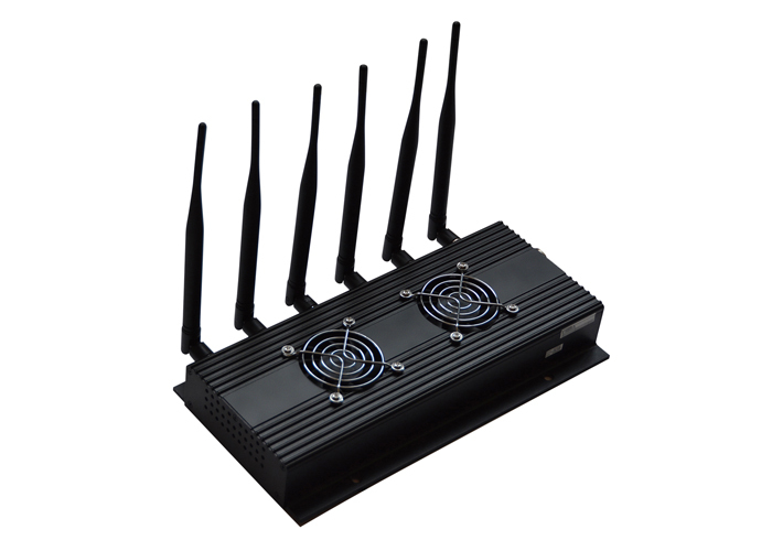 Adjustable 6 Bands Cell Phone Signal Jammer, CDMA GSM PCS 2G 3G 4G WIFI Signal Blocker