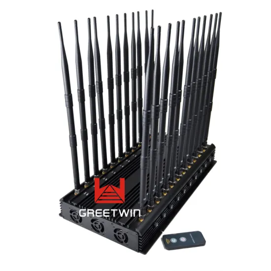 Radio Frequency Jammer With Wifi Signal Jamming - 12 Antennas