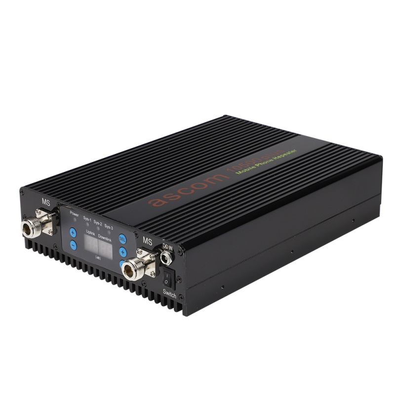 Customize LOGO indoor Ascom 23dBm GSM 900MHz LTE 1800MHz repeater amplifier 4G signal booster