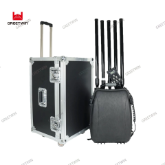 1.5km High Power Manpack 5 Channel Anti Drone System jammer